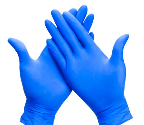 Guantes Nitrilo Sin Polvo Azul