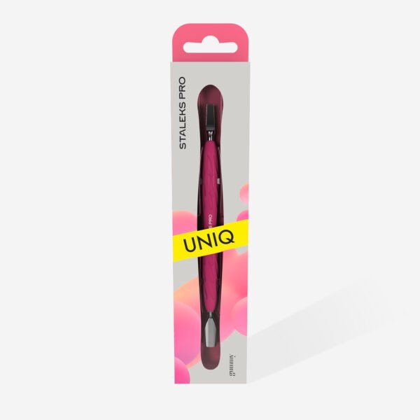 Empujador de manicura Staleks con mango de silicona UNIQ 10/ 5 - Imagen 2